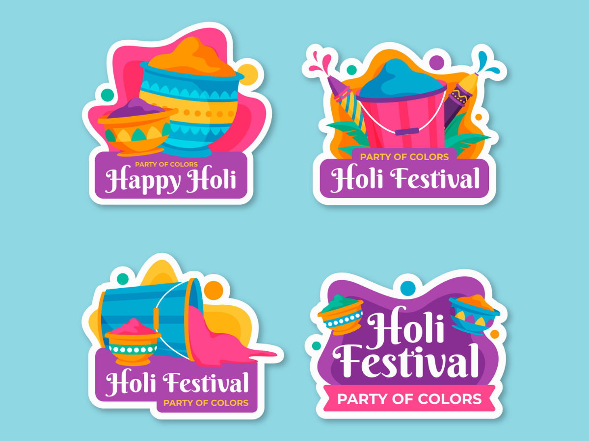 Happy Holi WhatsApp Stickers