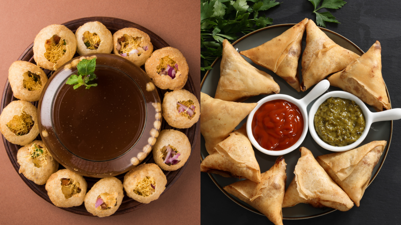 Pani Puri y Samosa en el espacio Pani Puri y Samosa en el espacio