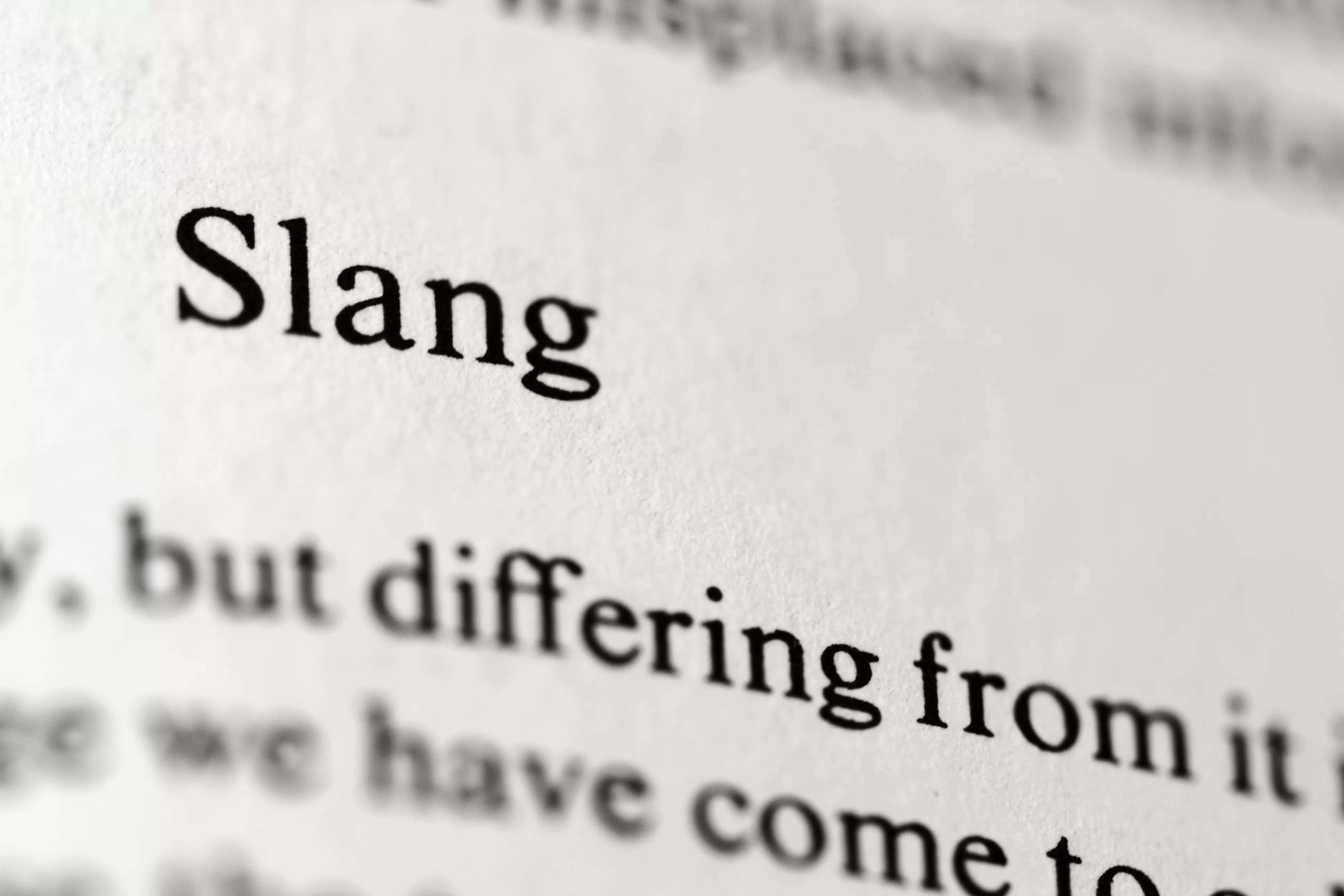 Funny Slang Terms 2022