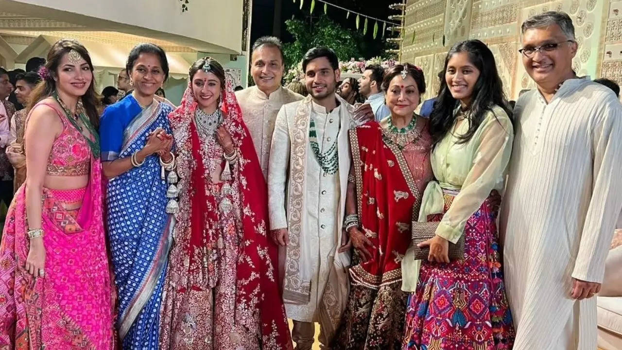 Anmol Ambani and Khrisha Shah's grand wedding