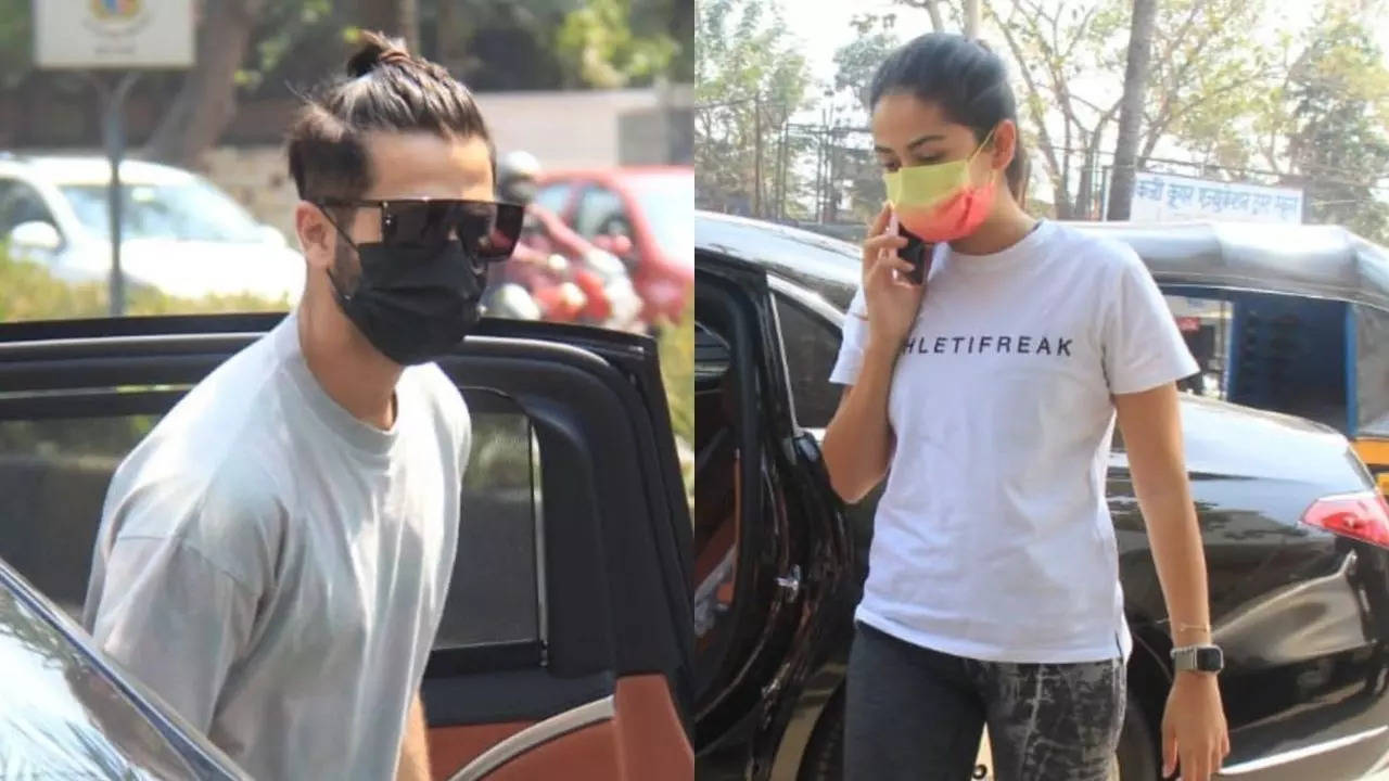 Shahid Kapoor, Mira Rajput step out in style