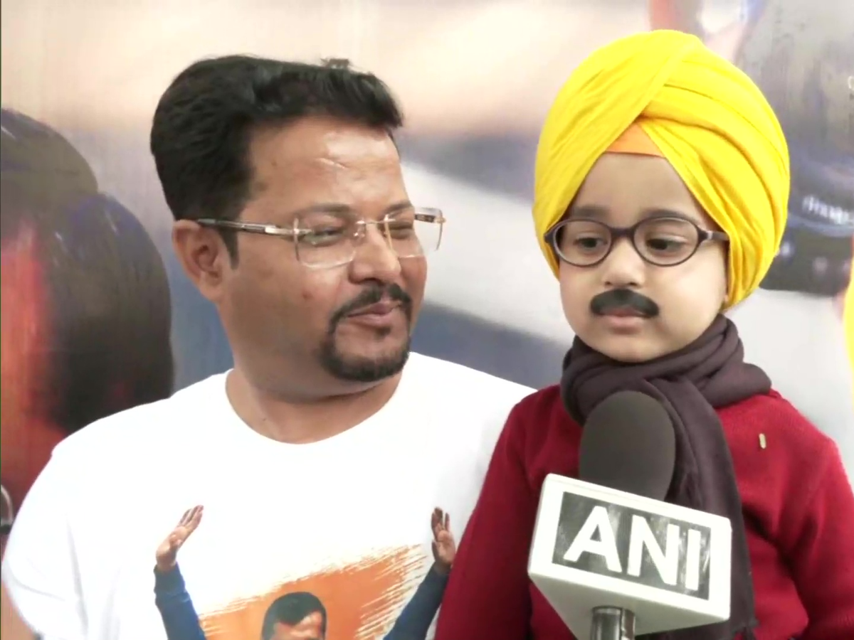 Punjab elections 2022: Boy dresses as Kejriwal and Bhagwant Mann