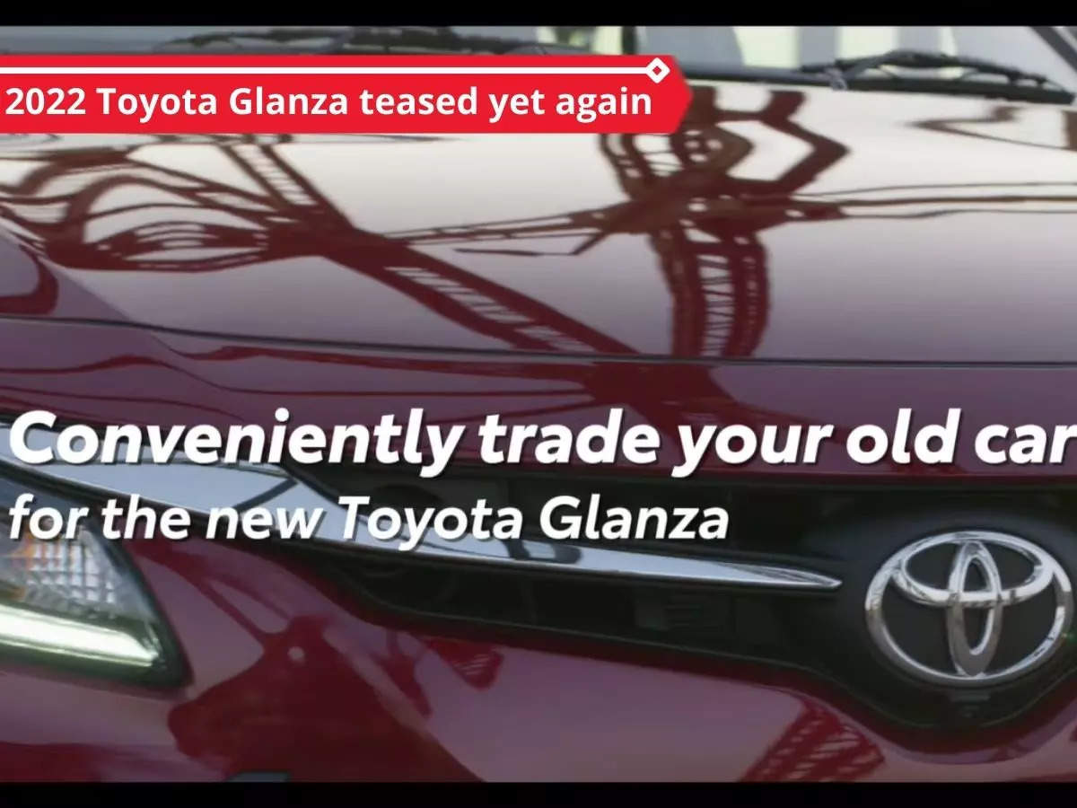 2022 Toyota Glanza Teased Yet Again: Offers Close Look At Grille And More