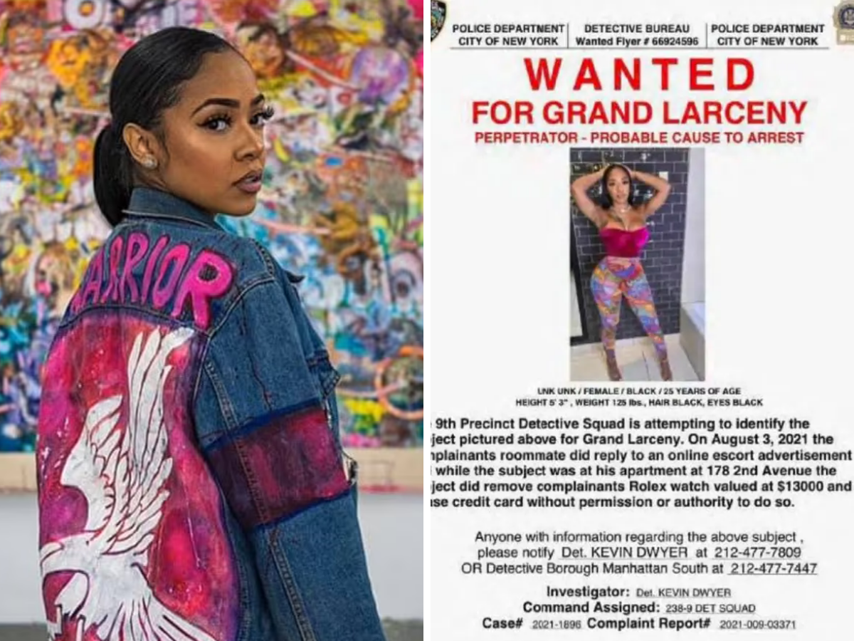 Police use innocent influencer's photo on wanted poster