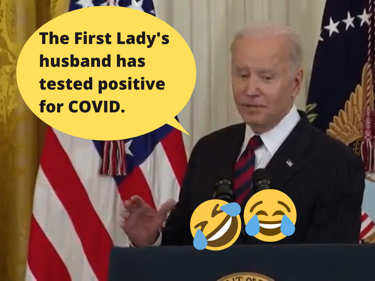 First Lady's husband got Covid': Joe Biden accidentally calls Kamala Harris  'First Lady' - Watch Viral Video
