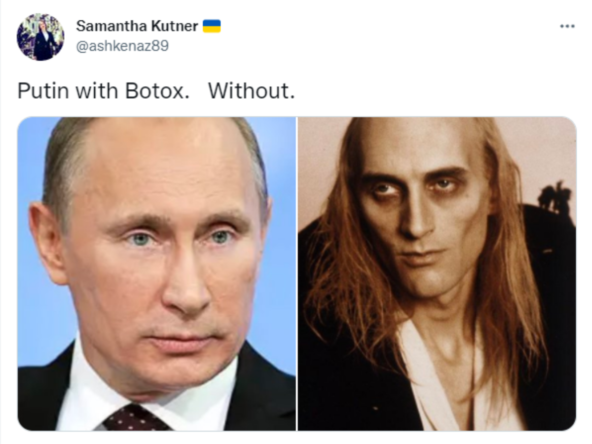 Putin botox meme