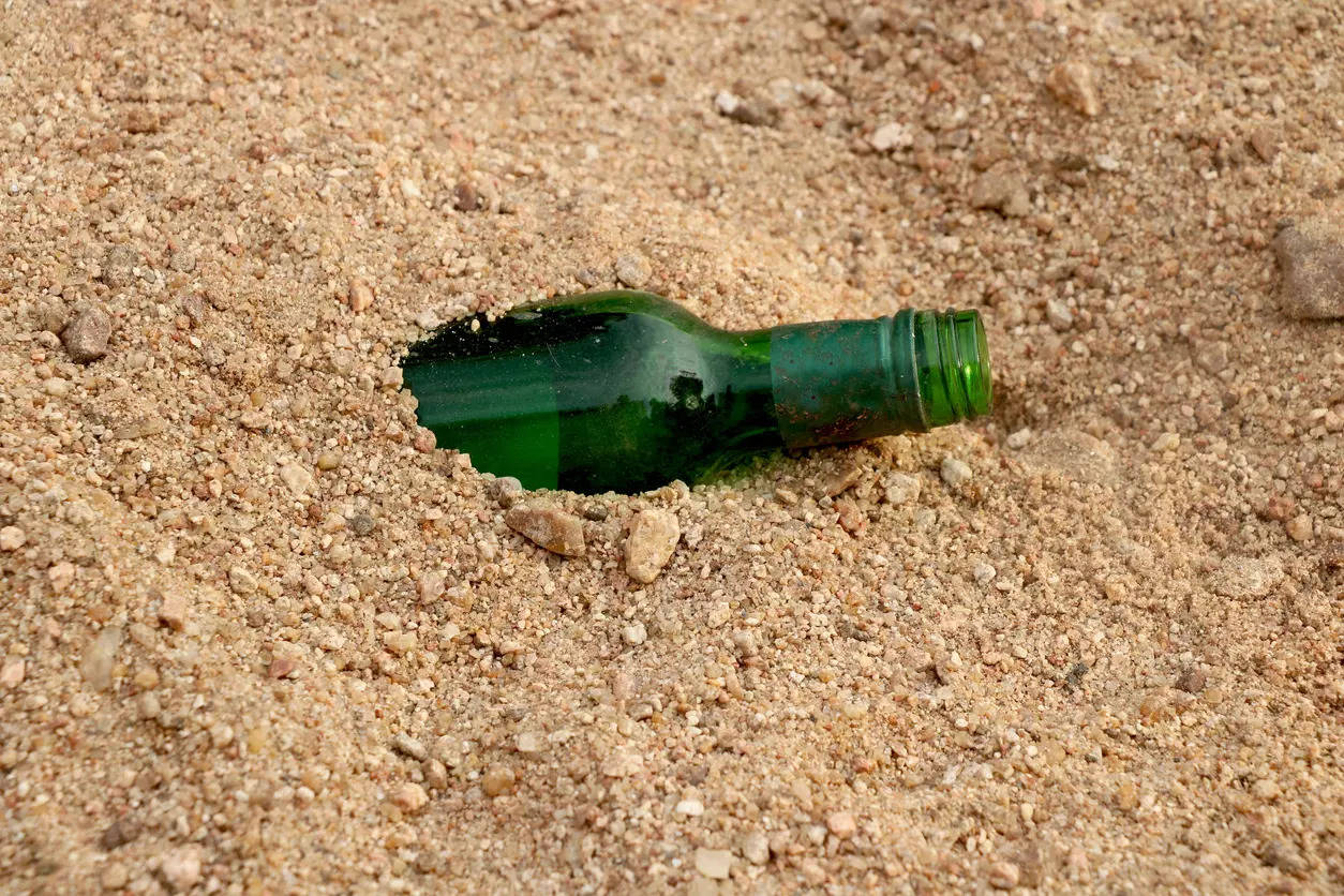 A Cornwall council worker spotted discovered the bottle on a beach in England's Falmouth | Representative image