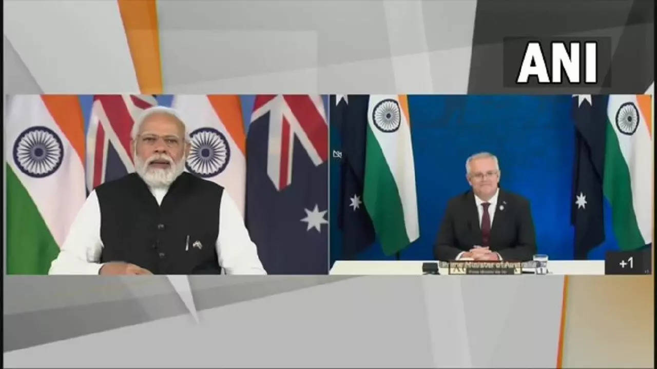 PM Modi holds virtual summit with Australian PM