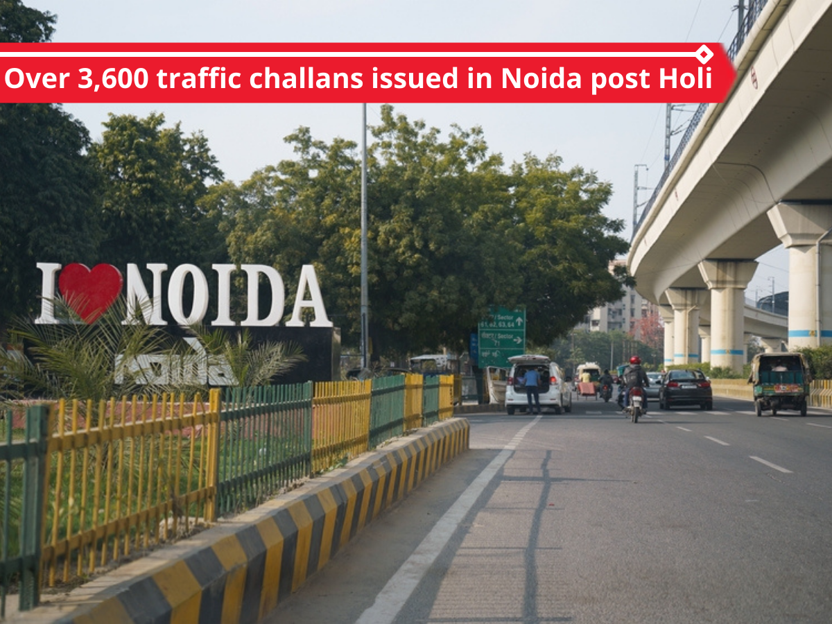 Over 3,600 traffic challans issued in Noida
