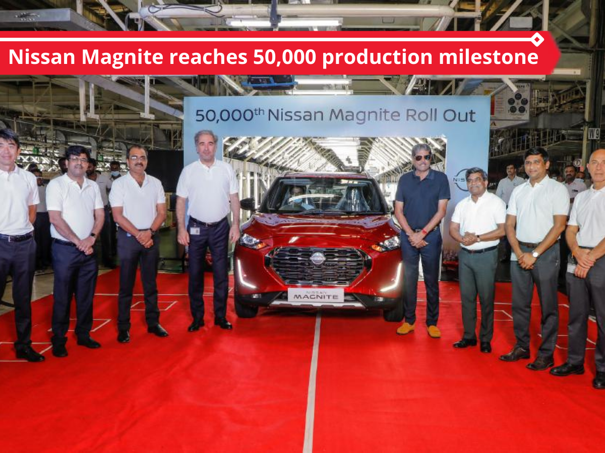 Nissan has produced 50,000 units of Magnite