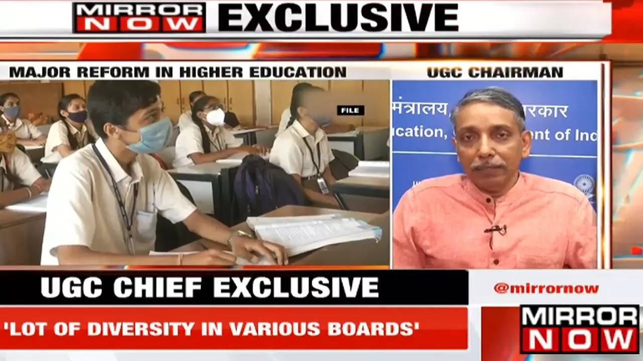 UGC chairman M Jagadeesh Kumar