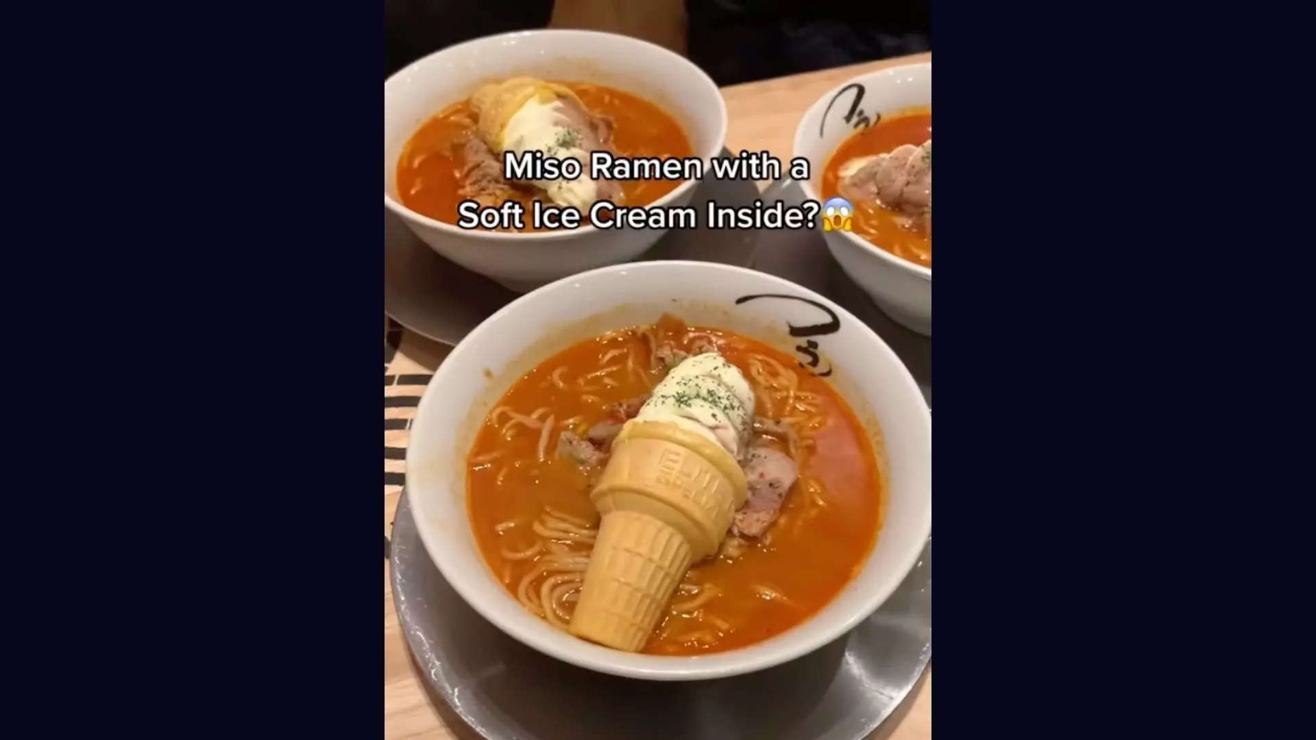 Ramen with ice cream is the latest viral fusion food online | Image courtesy: @jesseogn/Instagram