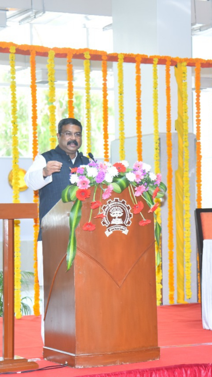 Union Minister Dharmendra Pradhan attends ceremony