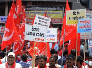 Trade unions strike
