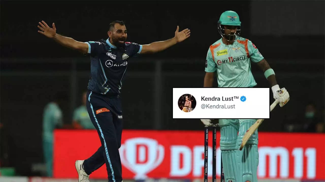 Mohammed Shami received a congratulatory tweet from adult star Kendra Lust