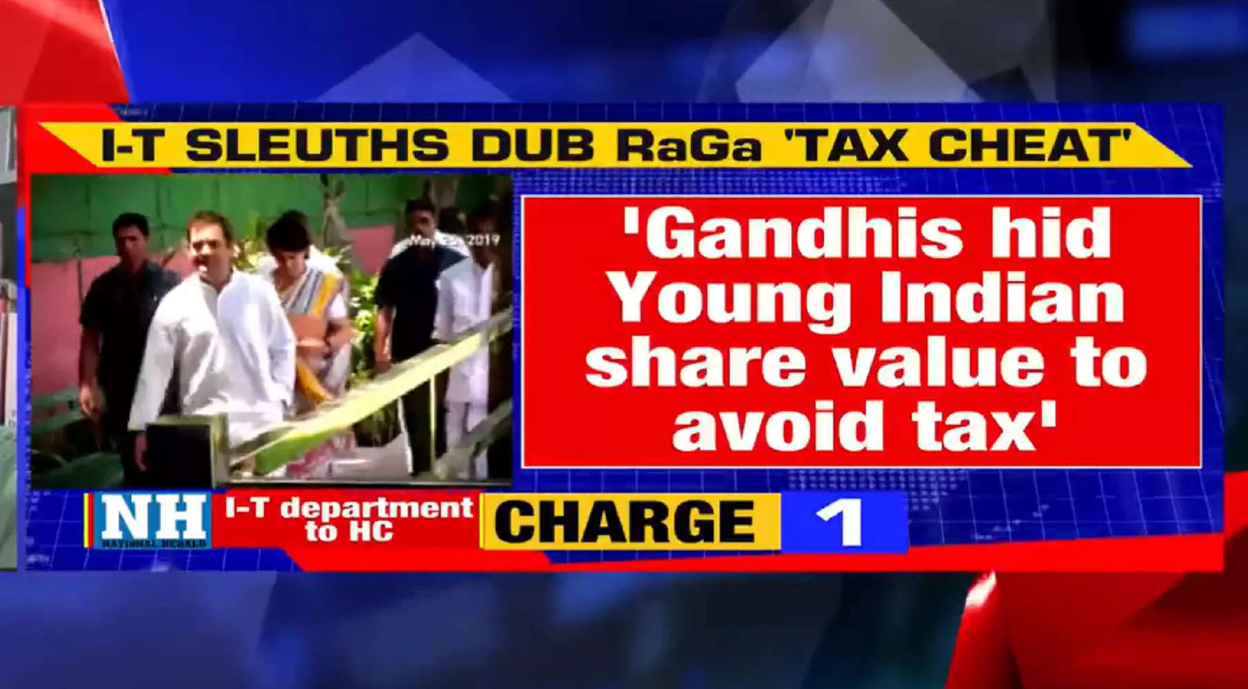 I-T Tribunal upholds Young Indian Case against Gandhis