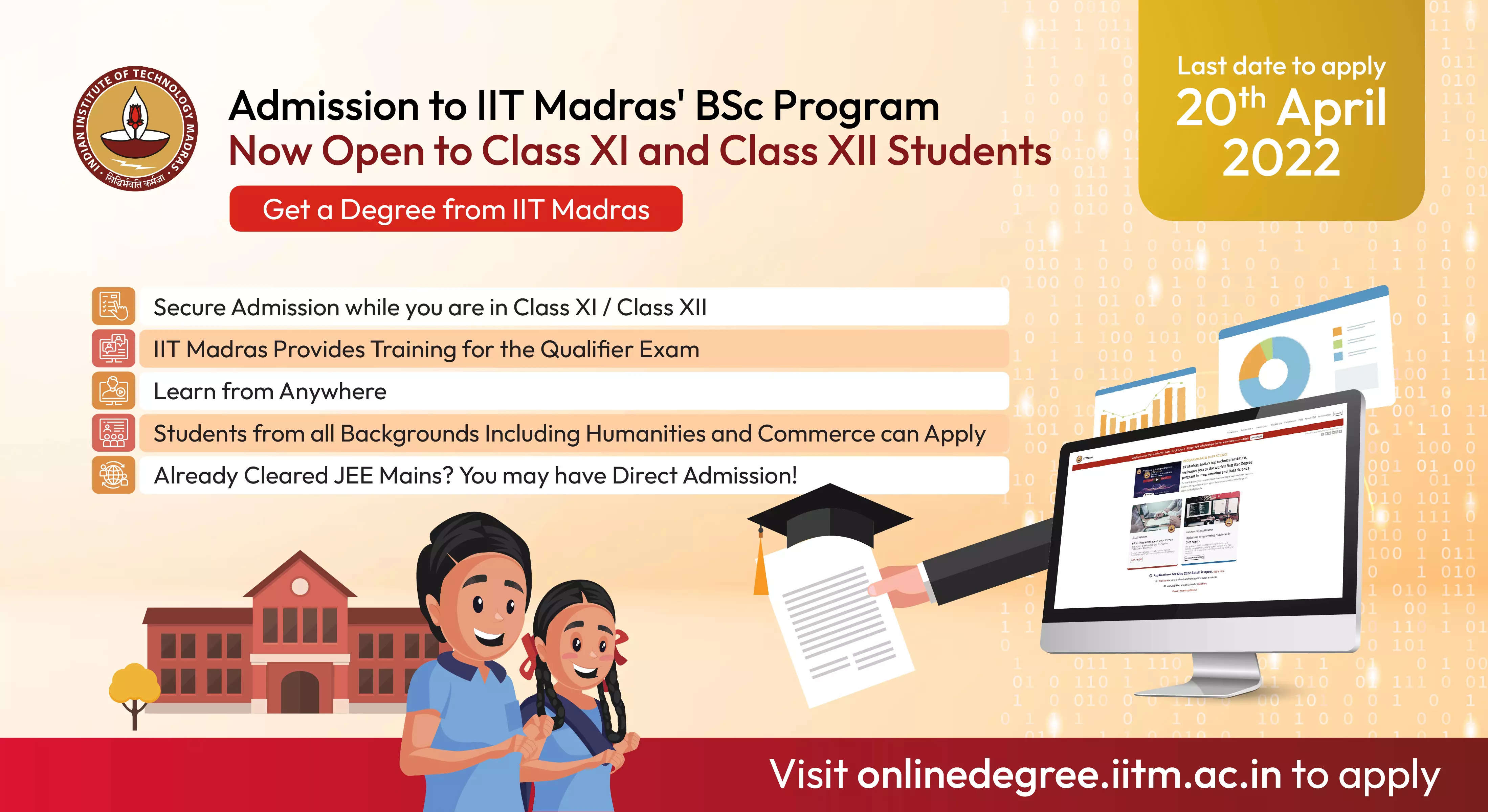 IIT Madras To Offer Online Degree In B.Sc Data Science, Admissions Open ...