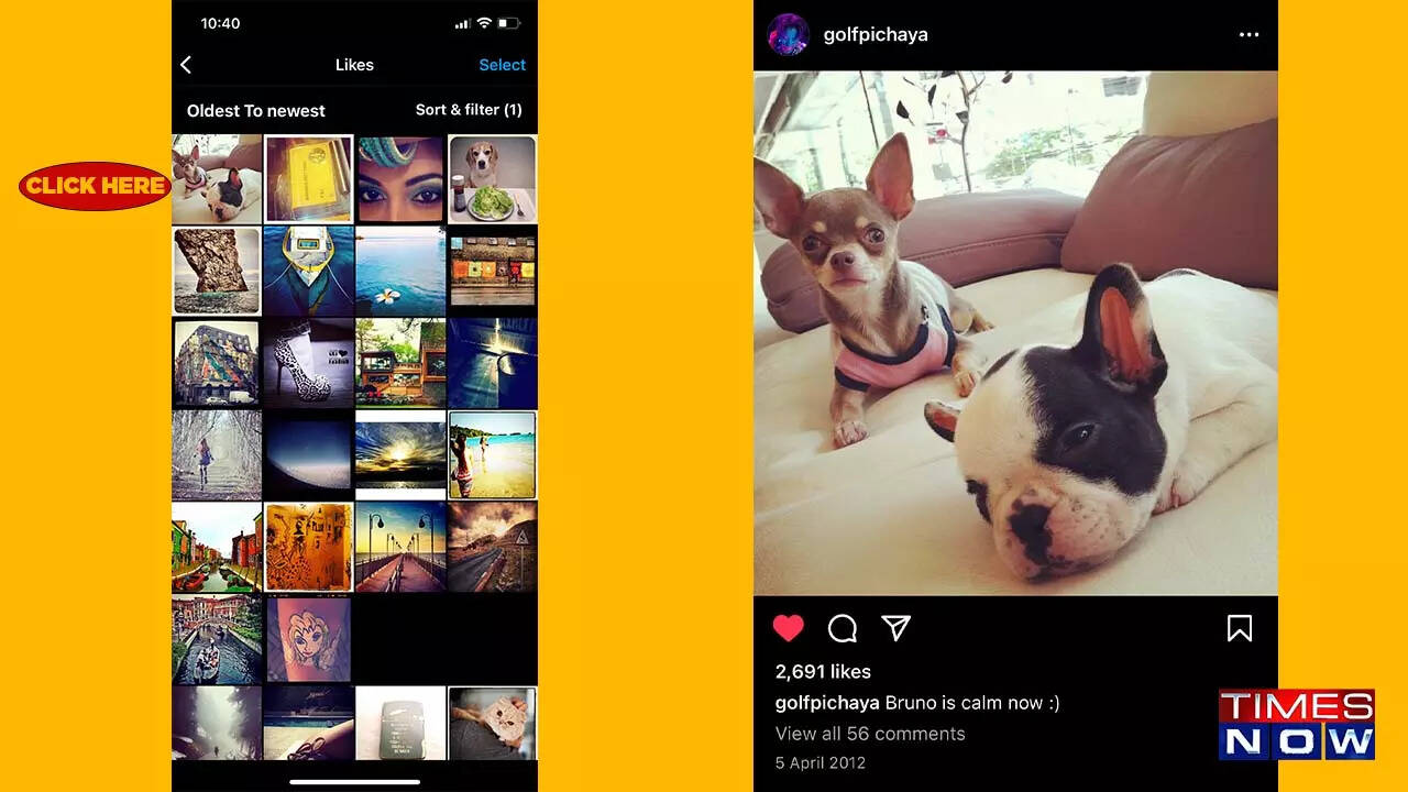 Here is how to find your first liked picture on Instagram Technology