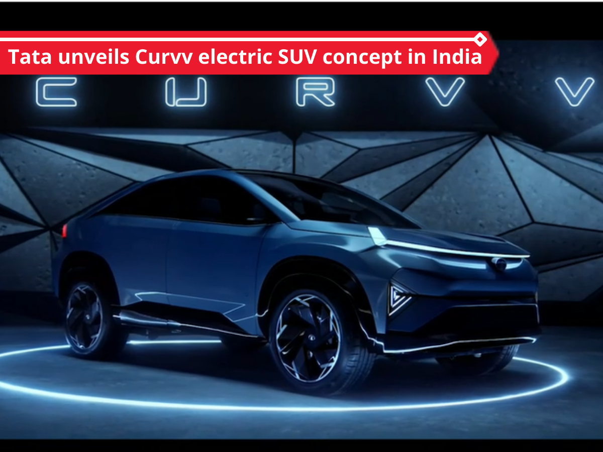 Tata Curvv Electric SUV Concept Revealed In India