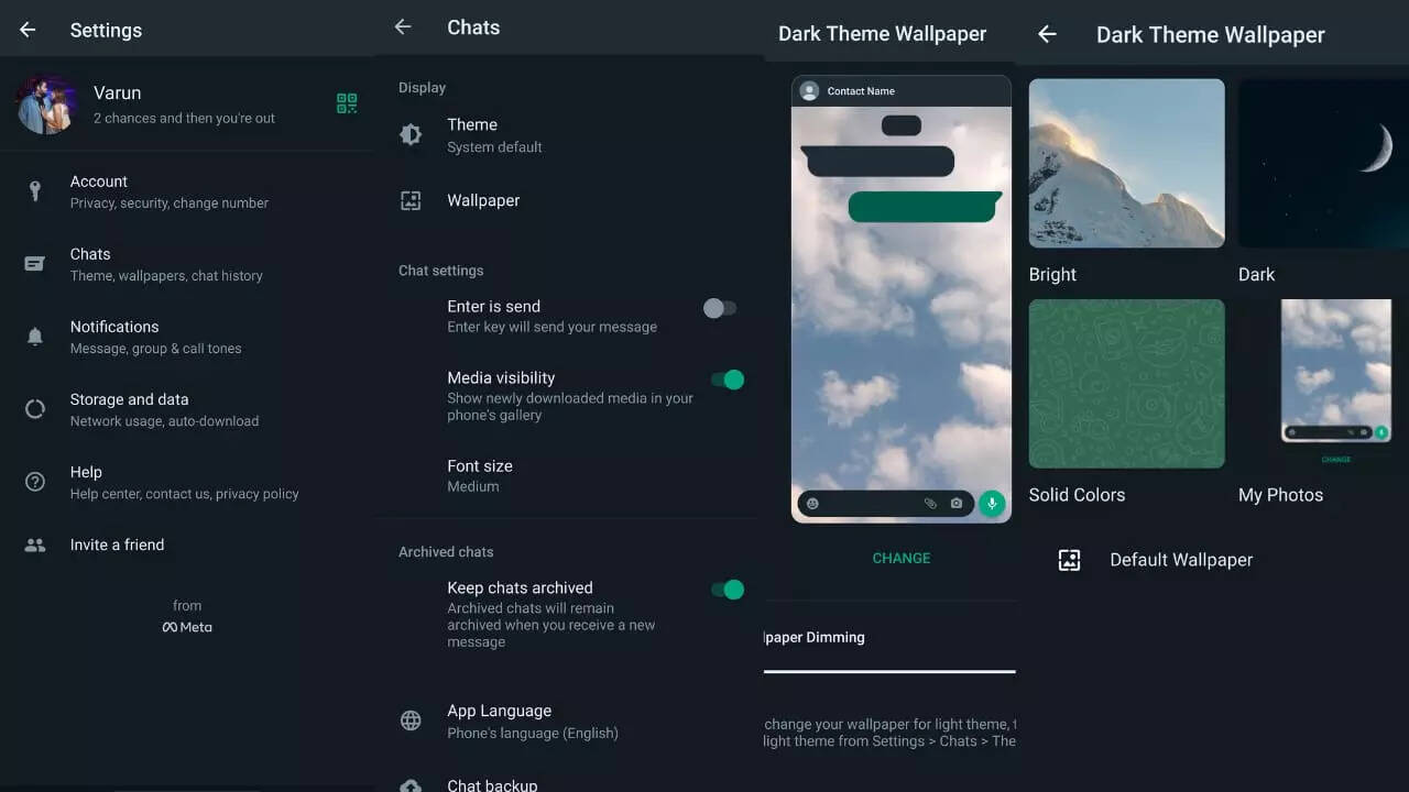 Here is how you can change your WhatsApp wallpaper on Android