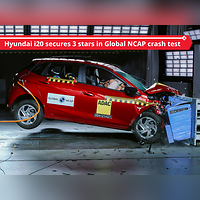 Hyundai i20 secures 3 stars in Global NCAP crash test