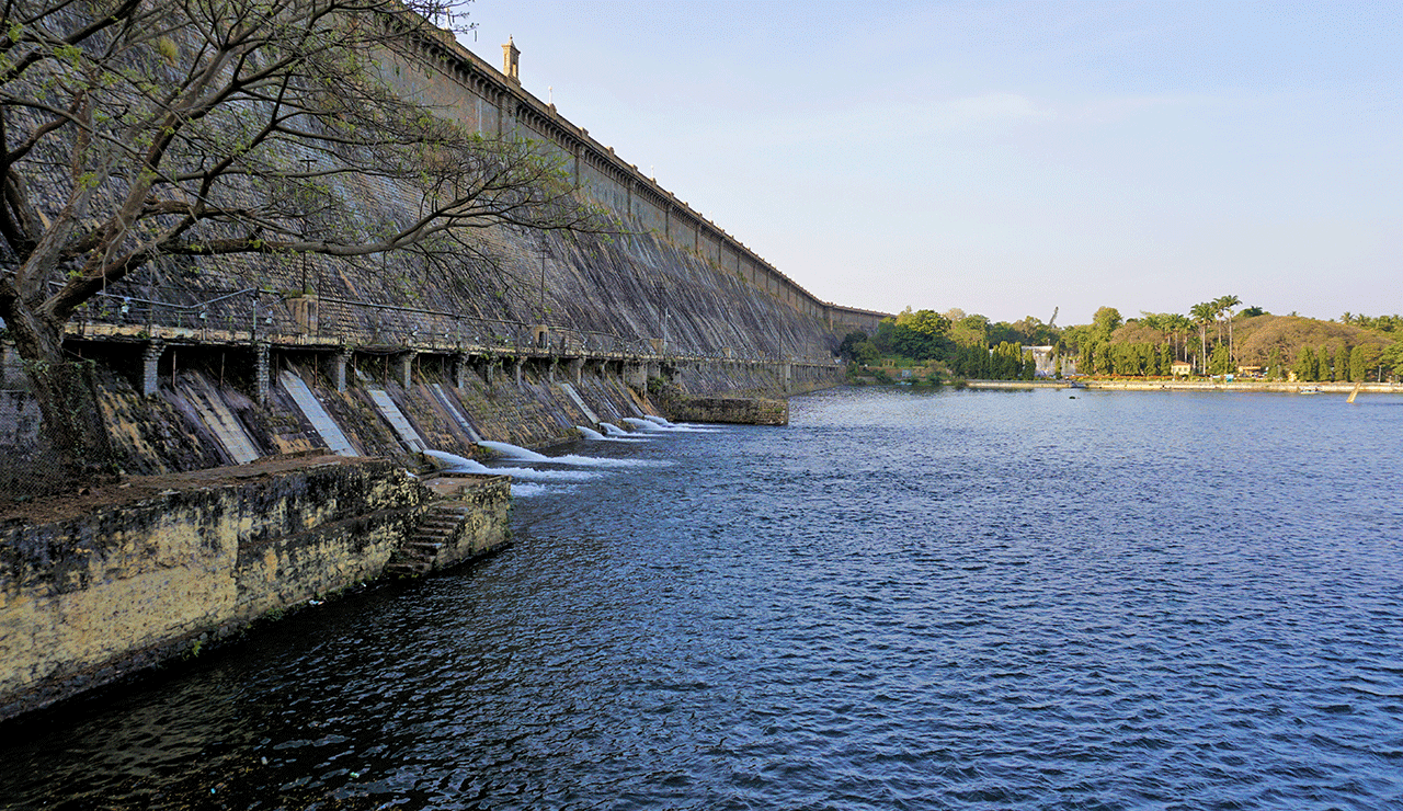Krishna Raja Sagara (KRS) dam