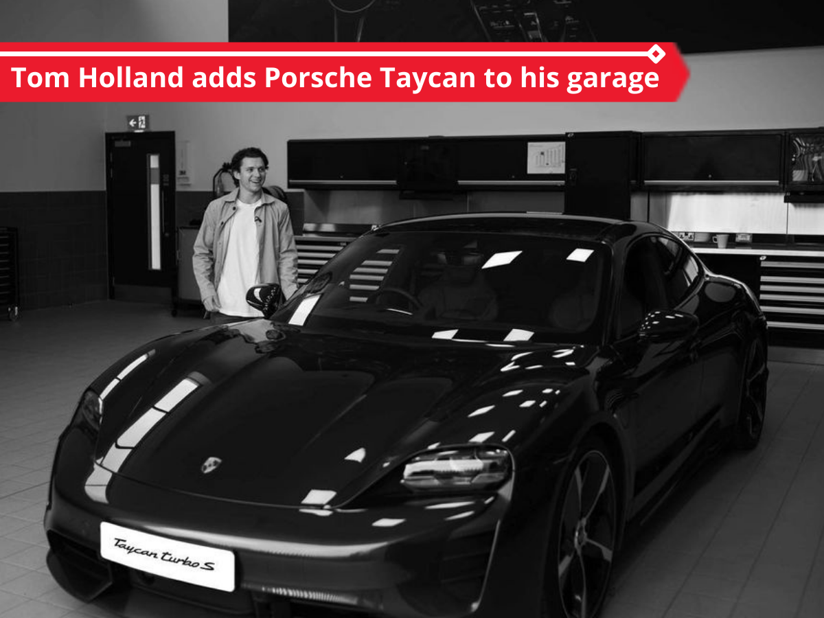 Tom Holland buys Porsche Taycan