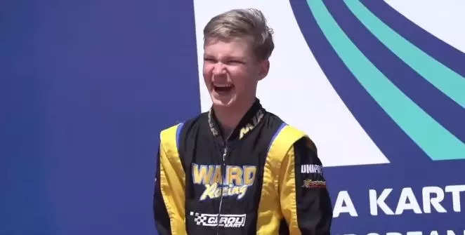 A 15-year-old Russian karter has been sacked by his team and is being investigated by the International Automobile Federation (FIA) for making what appeared to be a Nazi salute after winning a race.