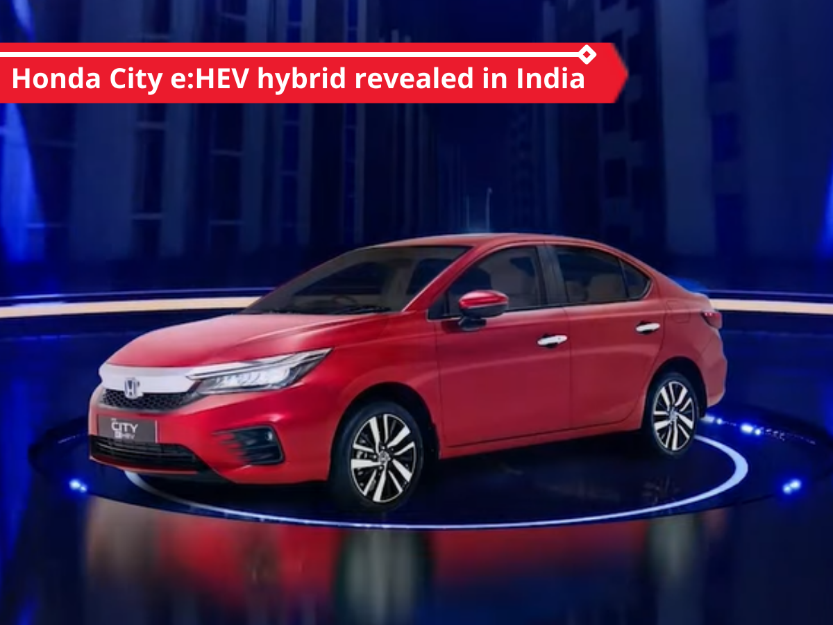 Honda City e:HEV hybrid revealed