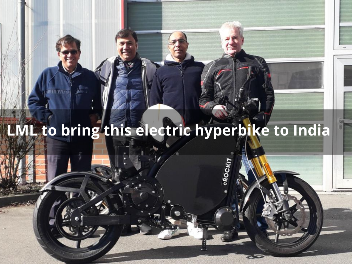 LML wants to bring eRockit e-bike to India