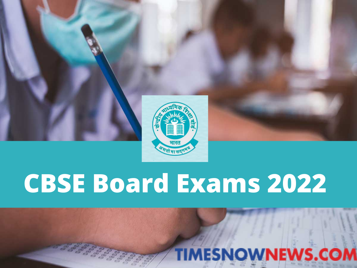 CBSE Board Exam 2022