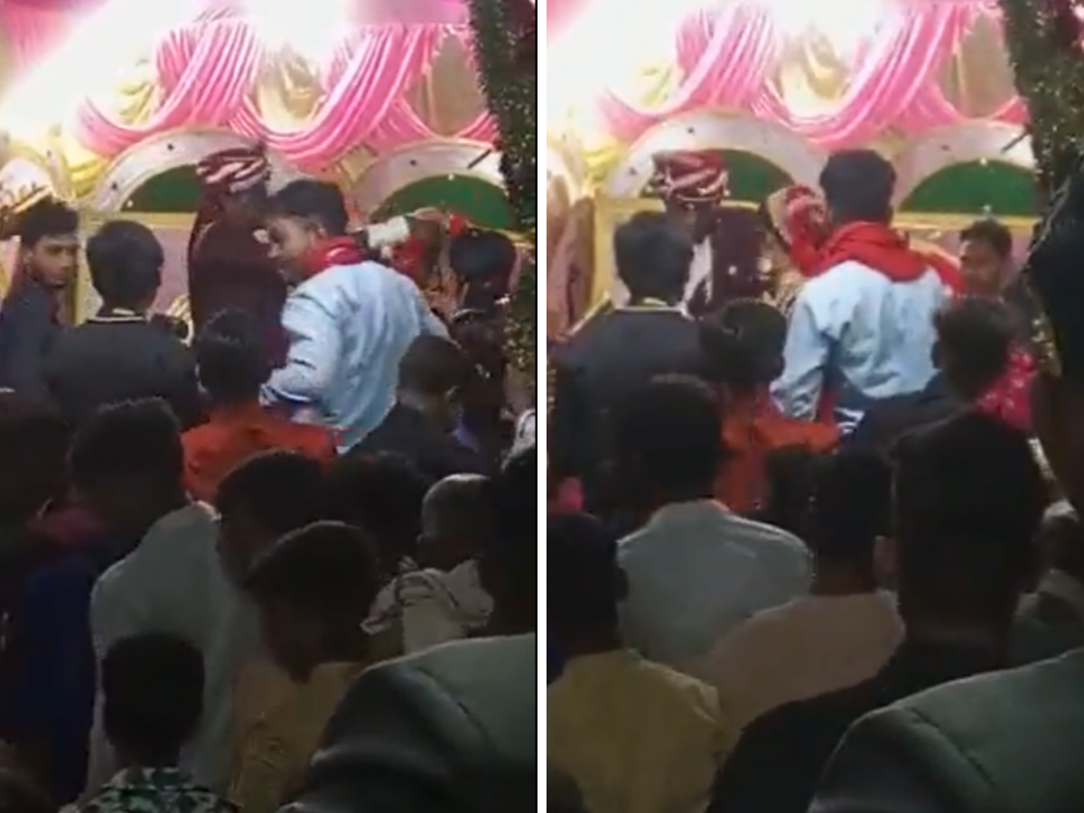 Groom slaps bride in Hamirpur, UP