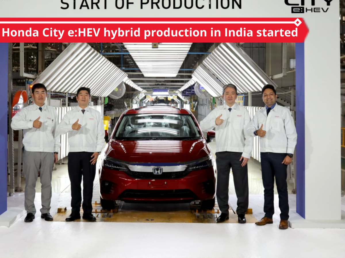 Honda City e:HEV's production started