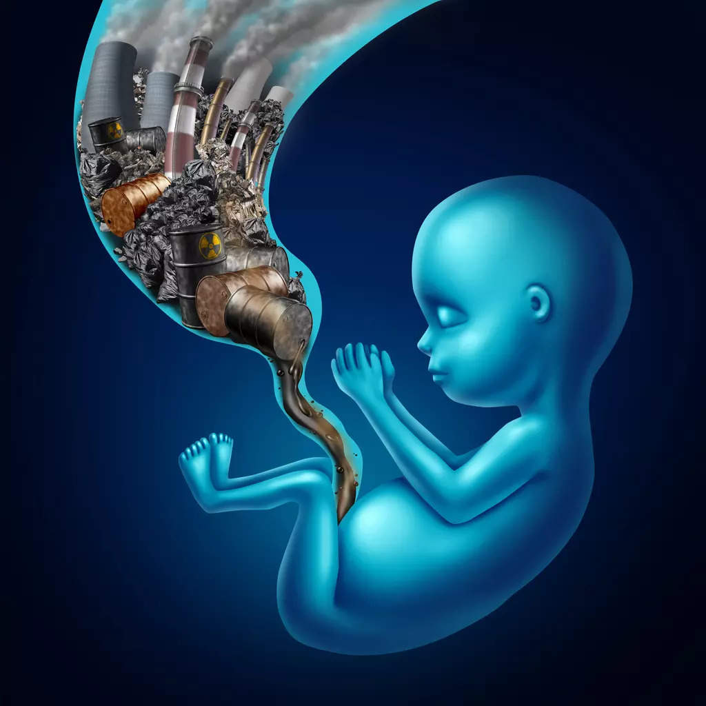The study, reported in the medical journal Placenta, showed that inhaled nanoparticles - human-made specks that can't be seen in conventional microscopes, found in thousands of common products - can cross the natural, protective barrier that normally protects fetuses.