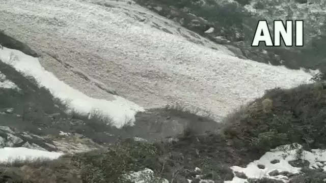 Snow melts rapidly in Uttarakhand