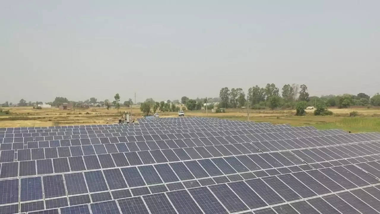 Solar plant in Palli
