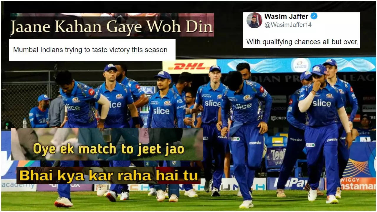 Here's how Twitter reacted to Mumbai Indians' 8th consecutive defeat in the IPL 2022 after matchday 37 of the cash-rich league.