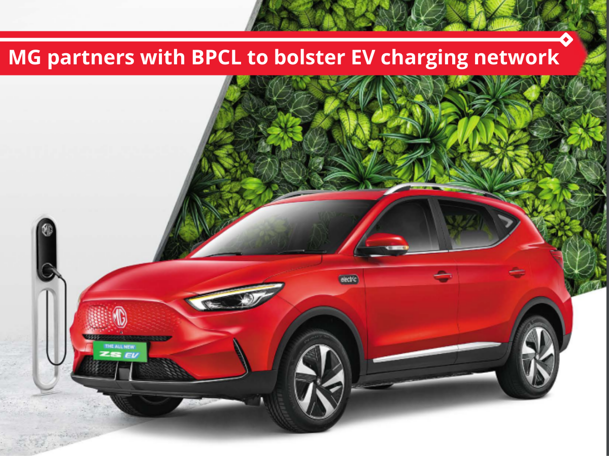 MG partners with BPCL for EV charging network