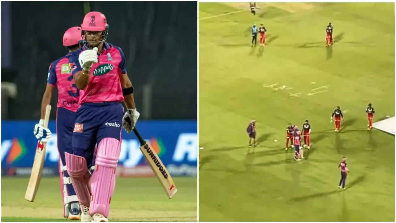 Riyan Parag and Harshal Patel were engaged in a verbal spat during matchday 38 of the Indian Premier League (IPL) 2022 at the Maharashtra Cricket Association Stadium on Tuesday.