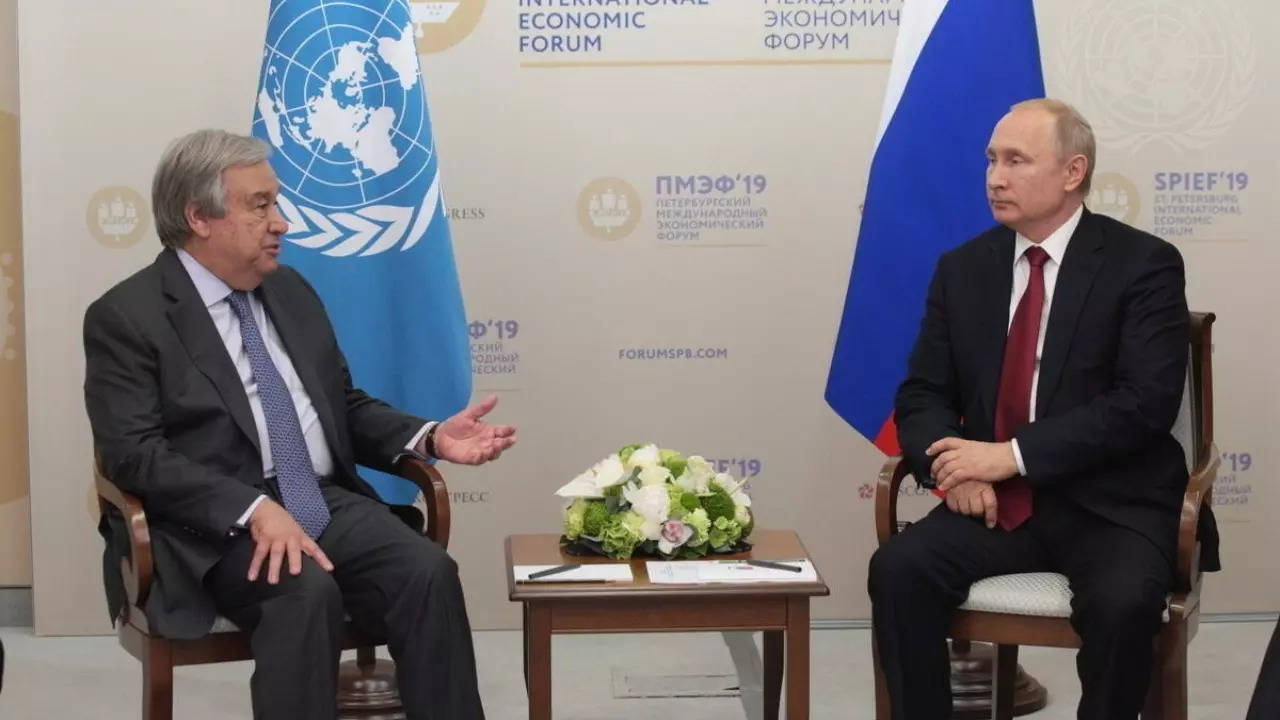 Putin Meets UN Chief