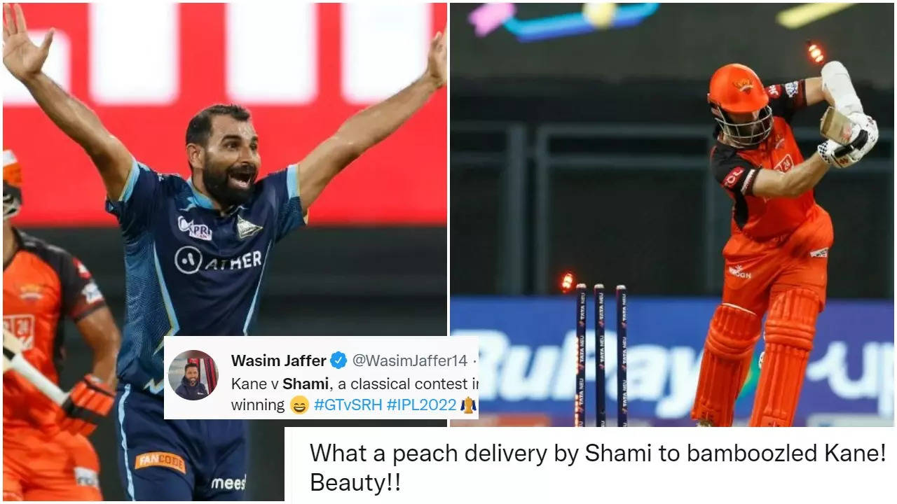 Mohammed Shami bowled a peach of a delivery to get the better of Sunrisers Hyderabad's (SRH) star batter and captain Kane Williamson