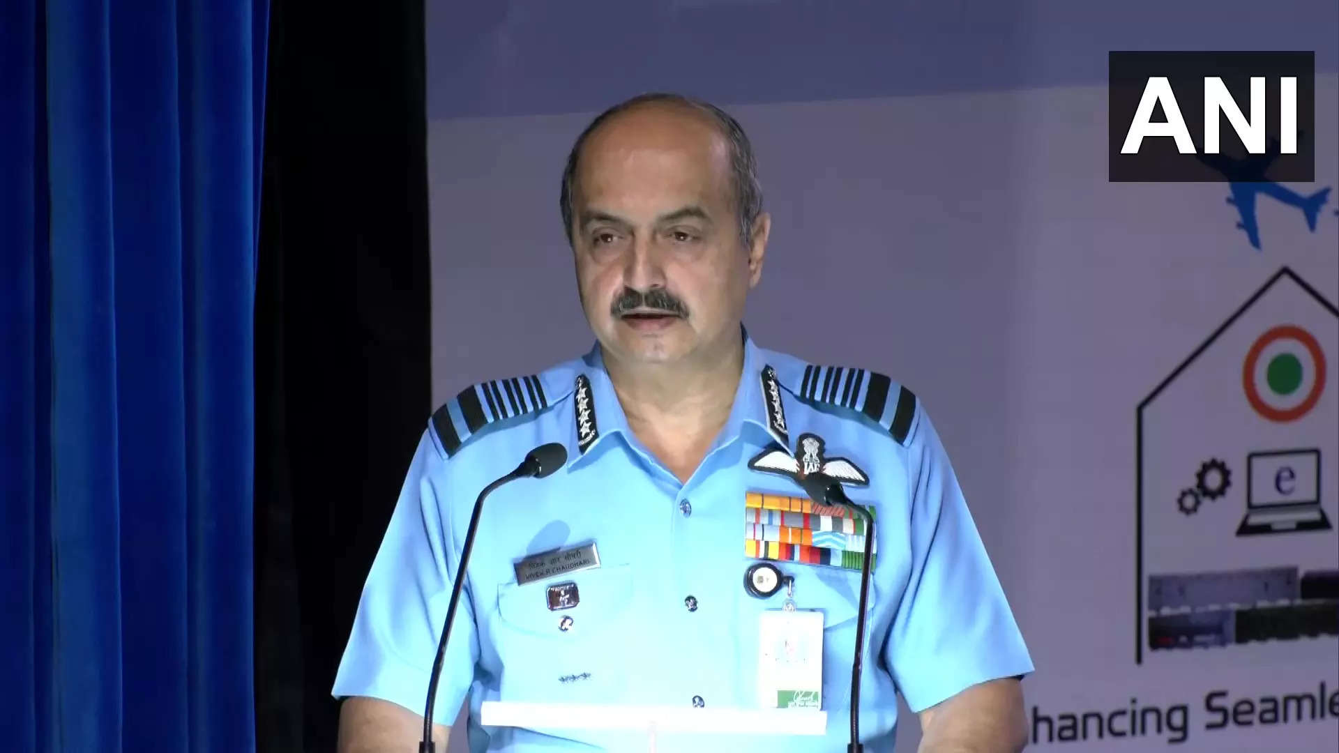 Indian Air Force chief VR Chaudhari