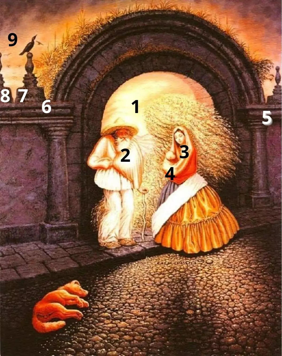 Optical Illusion There Are 9 Faces Hidden In This Mind Boggling Test Of Observation Skills Can 
