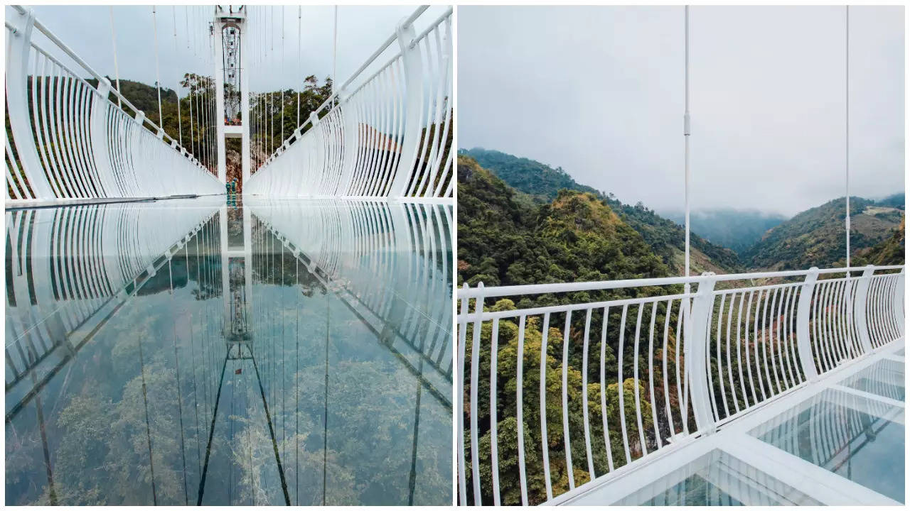 Bach Long, 'world's longest' glass-bottomed bridge