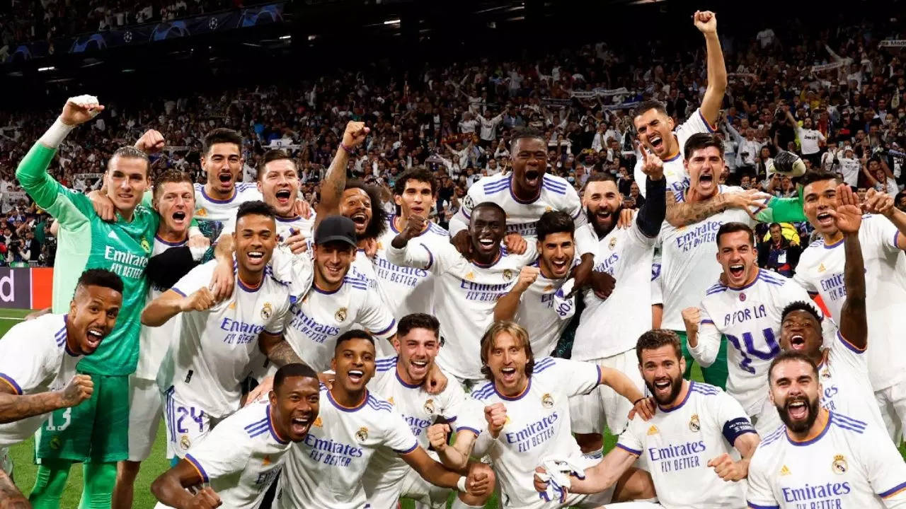 Real madrid into 2022 UCL final