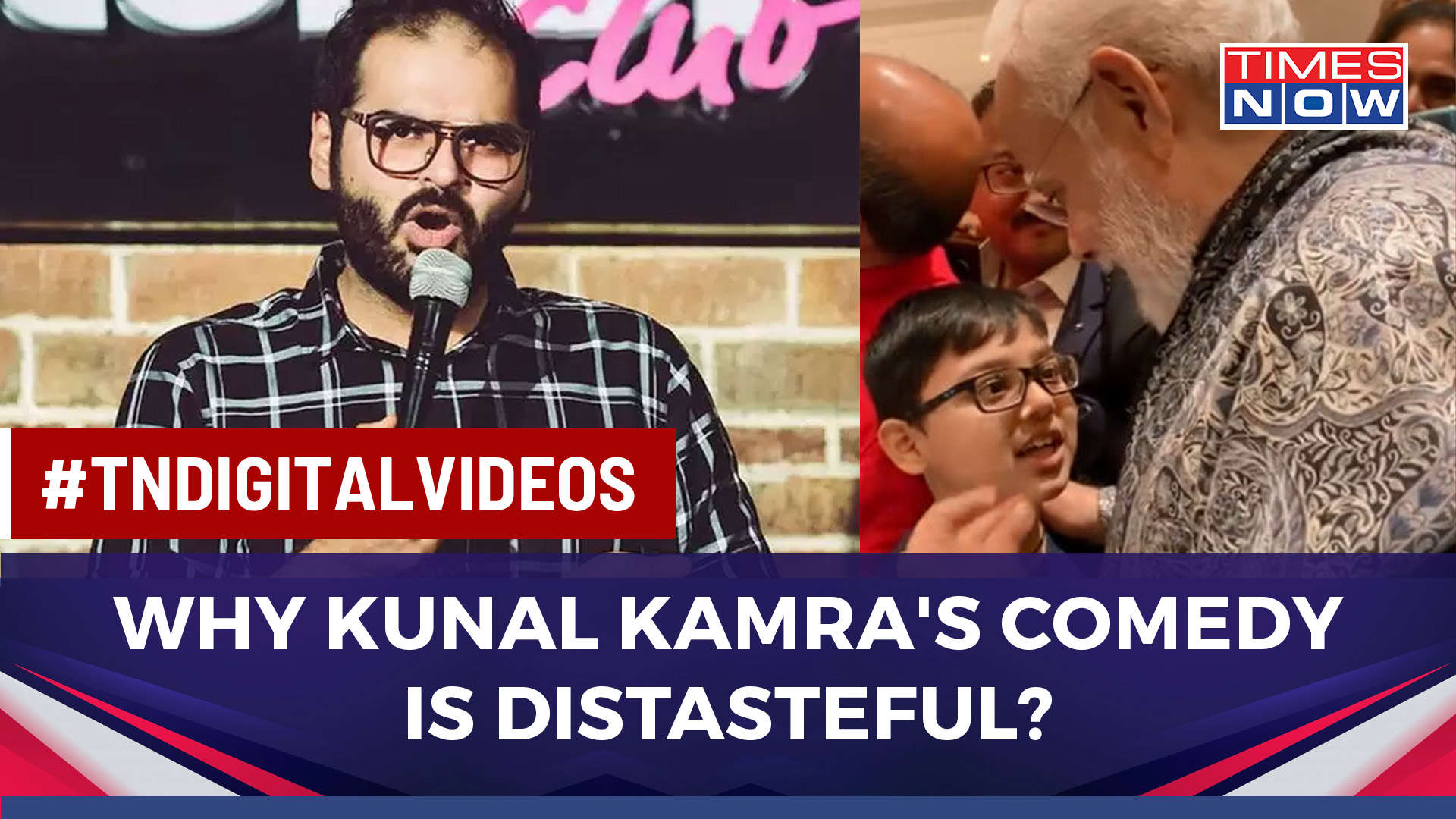 Kunal Kamra Triggers Controversy With Morphed Video Of Child: Fine Line ...