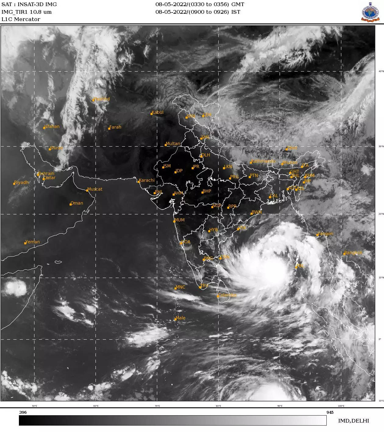 Cyclone Asani to heighten right into a extreme cyclonic typhoon, possibly to attain AP and Odisha coasts on May 10: IMD