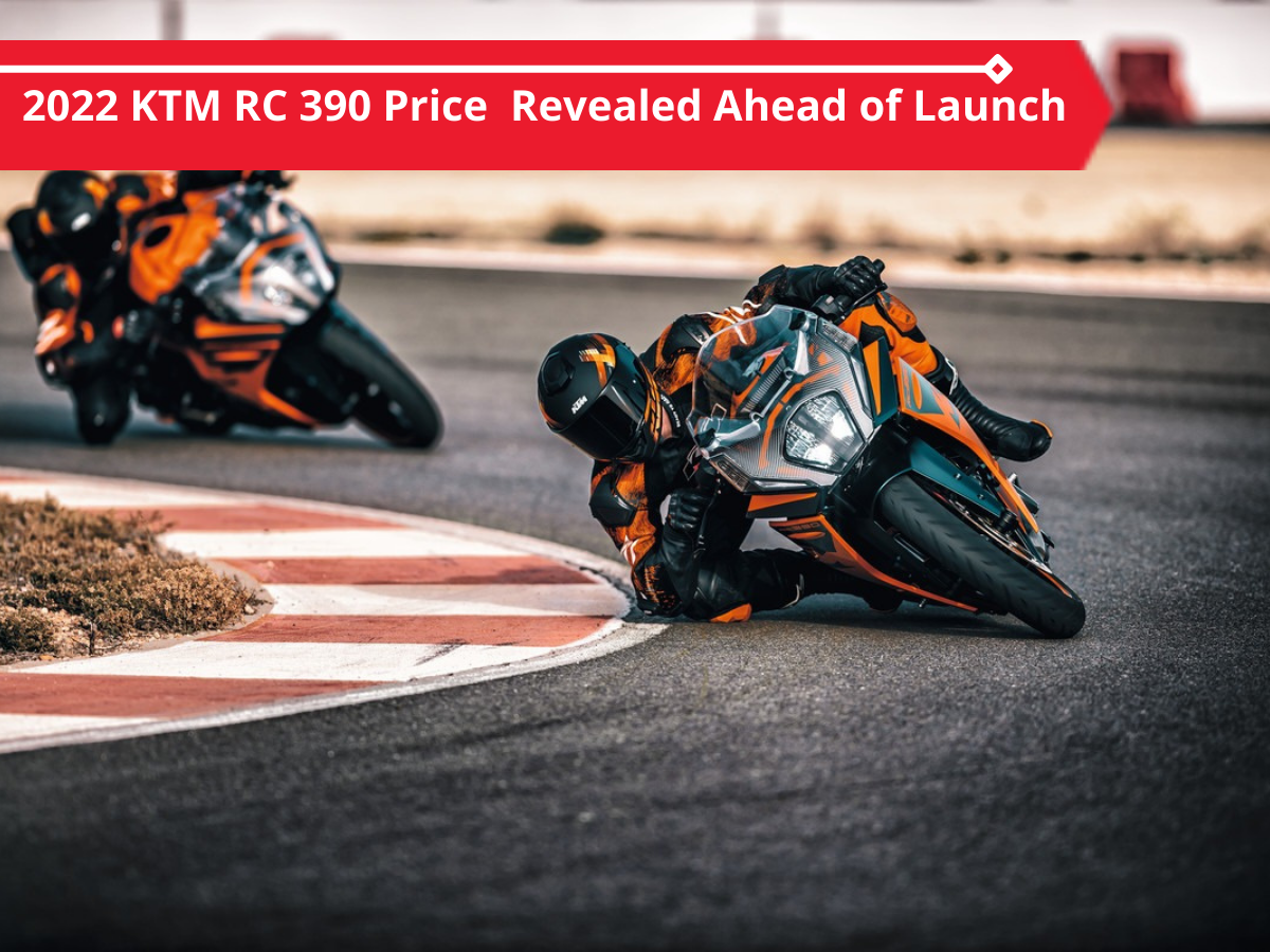 2022 Ktm Rc 390 Official Price For India Revealed 2107