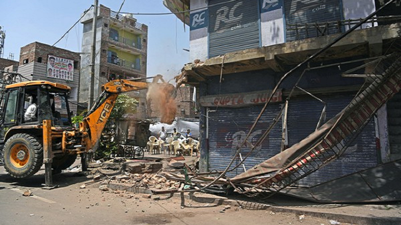 AAP MLA Detained As Bulldozers Carry Out Demolition Drive In Delhi's ...