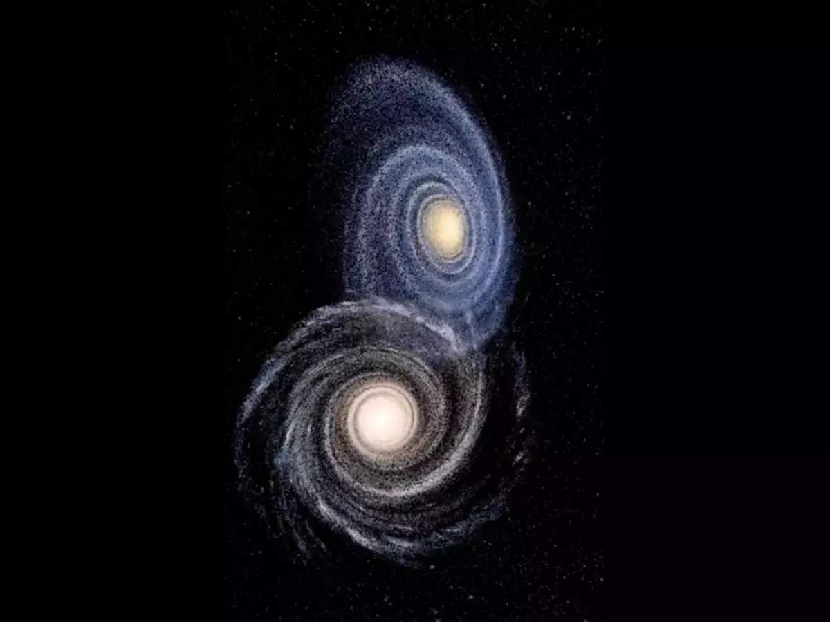 Andromeda-Milky Way collision predicted in 4.5 billion years | Image courtesy: Reddit